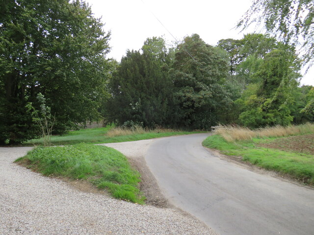 Westmill Road near Buntingford