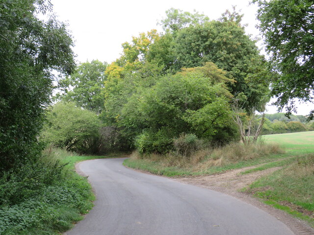 Westmill Road near Buntingford