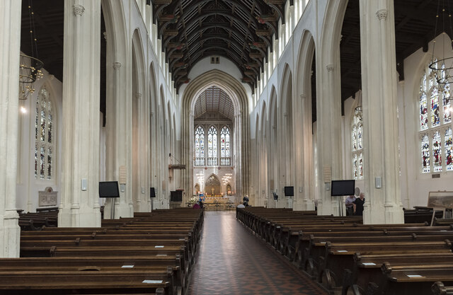 Interior, St Edmundsbury Cathedral, Bury St Edmunds