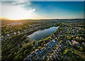 ST1879 : Roath Lake at Sunset by Ben Meyrick