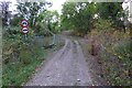 TL2341 : Gate and no traffic signs on Green Lane by Philip Jeffrey