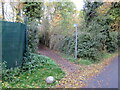 TL2811 : Public footpath, Letty Green, near Hertford by Malc McDonald