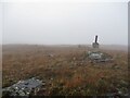 NH1837 : Survey pillar, Carn na Sàile Lèithe by Richard Webb