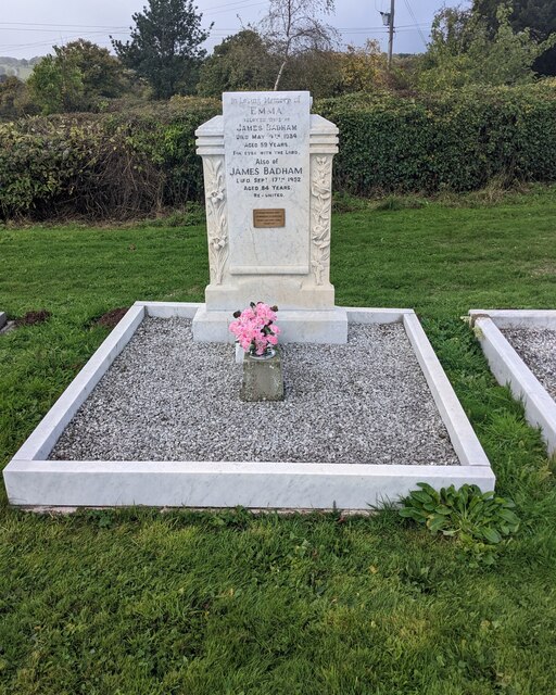 Badham headstone, St Margarets, Herefordshire