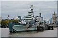 TQ3380 : HMS Belfast by Peter Trimming