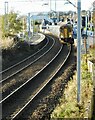 NS3477 : Train running through Cardross station by Richard Sutcliffe