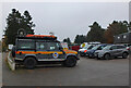 NH9022 : Mountain rescue vehicles, Carrbridge Hotel by Jim Barton