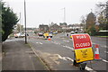 SK3769 : Road closure on Boythorpe Road by Bill Boaden