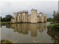 TQ7825 : Bodiam Castle seen across its moat by Marathon