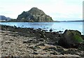 NS3974 : Dumbarton Rock by Richard Sutcliffe