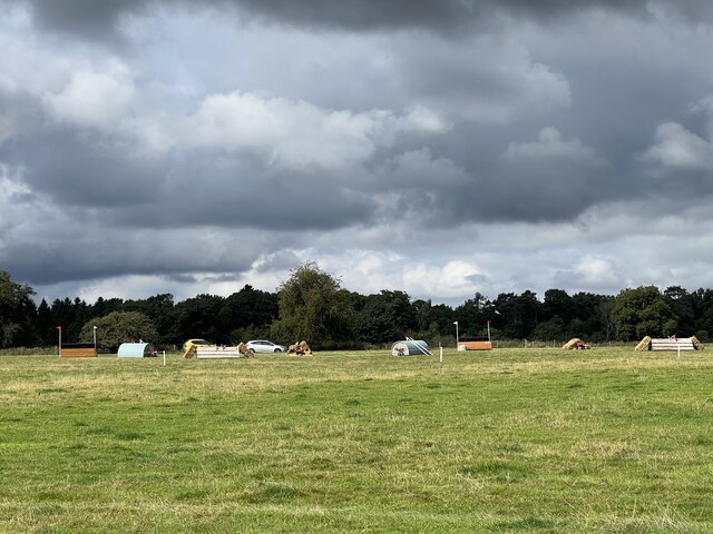 Cross-country course at Chillington Hall Horse Trials