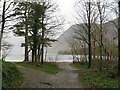 NY1520 : Paths at Crummock Water, near Cockermouth by Malc McDonald