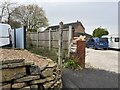 SJ8048 : Entrance to public footpath in Halmer End by Jonathan Hutchins