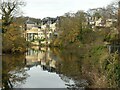 SE4048 : River Wharfe from Jubilee Gardens, Wetherby by Alan Murray-Rust