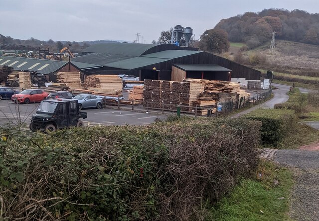 A corner of Pontrilas Sawmills, Herefordshire