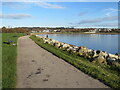 SZ0290 : Path along the harbourside, Poole by Malc McDonald