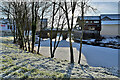 H4572 : Wintry along the Drumragh River, Omagh by Kenneth  Allen