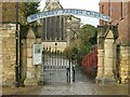 SE4048 : Wetherby Parish Church gateway, North Street by Alan Murray-Rust