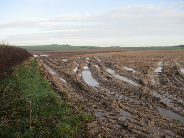 Heavy  agricultural  machinery  has  compressed  the  soil