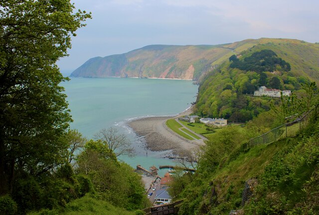 View over Lynmouth Bay