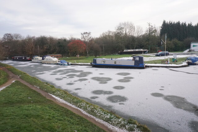 Frozen Coventry Canal