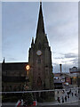 SP0786 : St Martin in the Bullring at dusk by Chris Allen