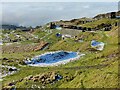 SO5977 : Derelict quarry buildings at Titterstone Clee Hill by Mat Fascione