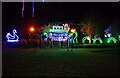 SO8171 : Christmas Lights 2022 - "Welcome to Stourport", Lion Hill, Stourport-on-Severn, Worcs by P L Chadwick