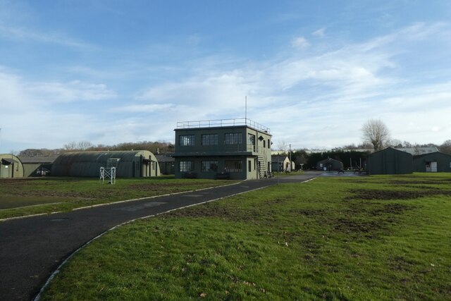 Control tower and mess huts