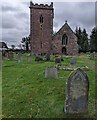 SO4235 : West side of the village church, Kingstone, Herefordshire by Jaggery