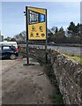 SO5517 : Whitchurch MOT Centre nameboard, Herefordshire by Jaggery