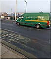 ST3090 : Travis Perkins green van, Malpas, Newport by Jaggery