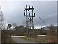 NT3336 : Power lines, Innerleithen by Jim Barton