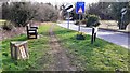 SE2748 : View SE along Woodgate Lane from its junction with Harrogate Road by Luke Shaw