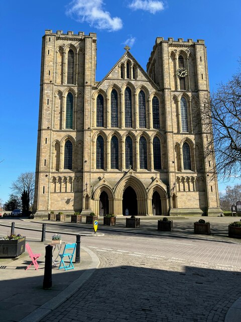 The west front of Ripon Cathedral