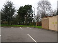 SJ9303 : Crematorium Entrance by Gordon Griffiths