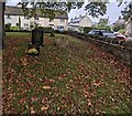 SO4520 : NW edge of the churchyard, Skenfrith, Monmouthshire by Jaggery