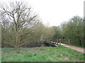 TQ1481 : Footbridge over the River Brent near Hanwell by Malc McDonald