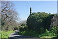 NX3901 : Ivy Covered Ruin in The Lhen by Glyn Baker