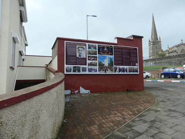 Memorial to William King, Hawkin Street