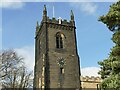 SE3830 : Tower and clock of St Mary's, Swillington by Stephen Craven