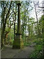 SE2737 : Old doric column in Meanwood Park by Stephen Craven