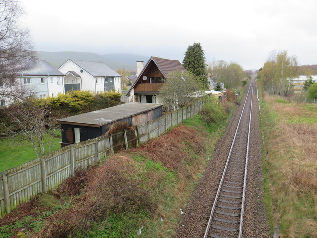 Highland Main Line leaving Aviemore