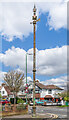 TQ2764 : Sewer vent column, Westmead Road/Meadow Road by Ian Capper