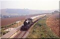 ST0842 : Arrival at Doniford Beach Halt, West Somerset Railway by Martin Tester