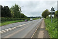 SJ5568 : Layby on Chester Road, Delamere by David Dixon