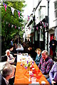 TL4458 : Coronation Big Lunch street party in Little St Mary's Lane by Tiger