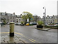 NJ9306 : Gold post box on Golden Square, Aberdeen by Malc McDonald