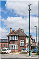 TQ2764 : Sewer vent column, Wallace Crescent by Ian Capper