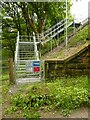 SE0723 : Access to the railway at Hollas Bridge, Norland by Humphrey Bolton